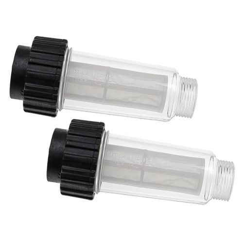 vhbw 2x Cartouche anticalcaire compatible avec Kärcher K 5 Compact, K 5 Compact Home, K 505 M plus nettoyeur vapeur avec raccord d'eau 3/4"