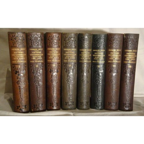 Edouard Petit Histoire Universelle Illustrée Des Pays Et Des Peuples - 8 Vol. - 1913 Quillet