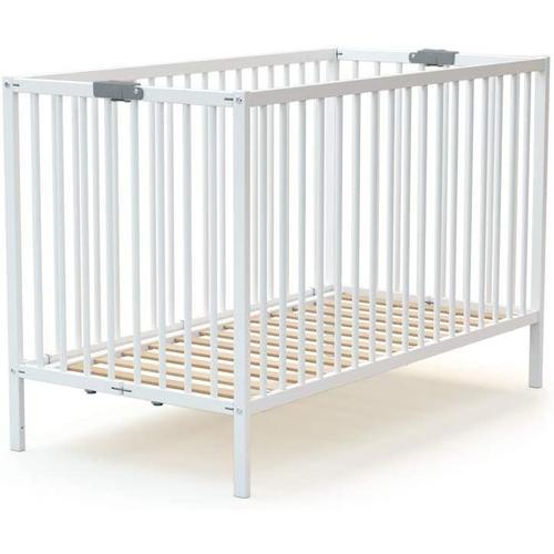 Lit Bébé Pliant 60x120 Blanc Webaby