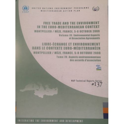 Libre Échange Et Environnement Dans Le Contexte Euro Méditerranée
