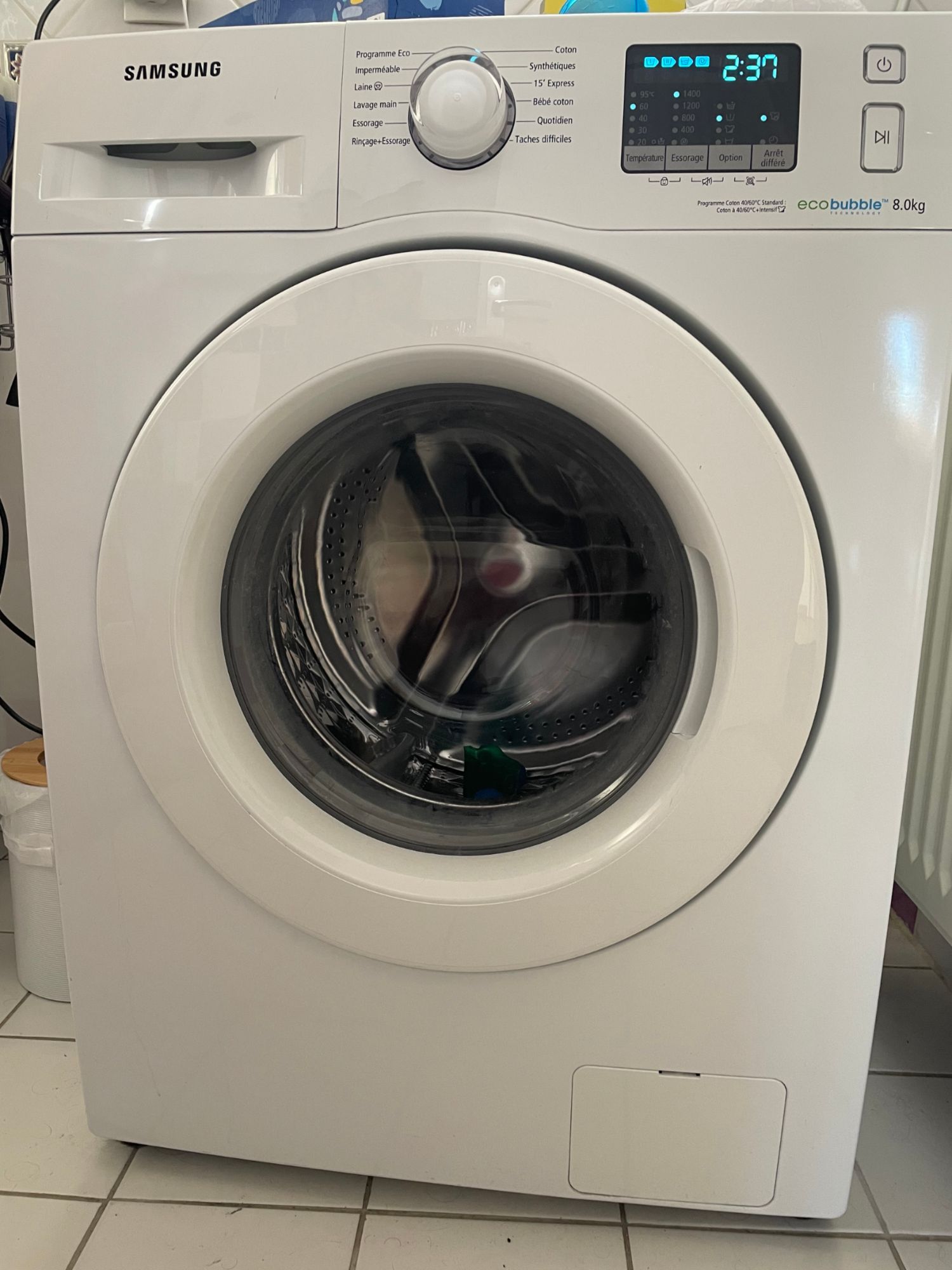 Lave linge Samsung eco bubble