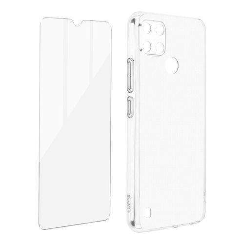 Coque Realme C21y Et C25y Silicone Souple Film Verre Trempé 9h Transparent