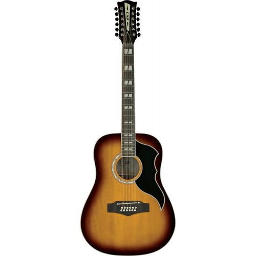 Eko Rangervr12-Eq-Hb - Guitare Électro-Acoustique 12 Cordes Dreadnought - Honey Burst