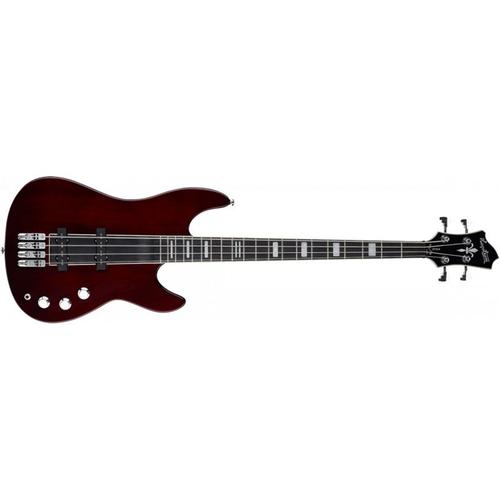 Hagstrom Super Swede Bass Natural Mahogany Gloss - Basse Électrique