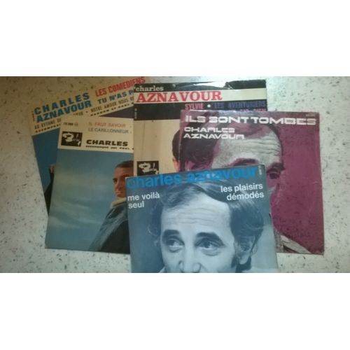 Lot De 45 Tours "Charles Aznavour "