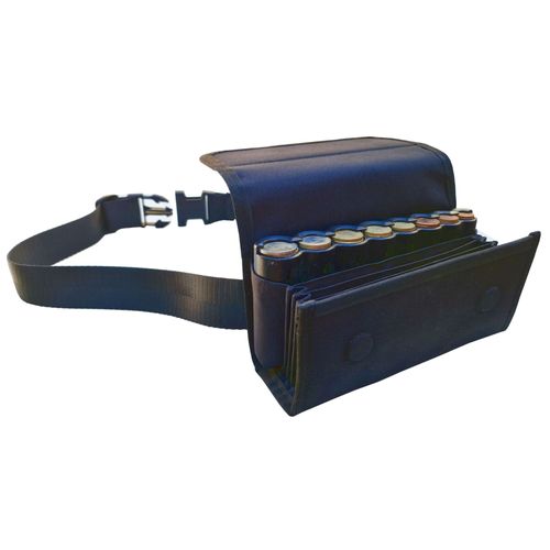 CLAIRE-FONCET Nouveau Modèle, la Rolls des Sacoches Monnayeur Serveur en Toile Canvas Imperméable, Compartiments Intérieurs Entièrement Doublés et isolés, Avec Monnayeur 8 Pièces, Fermeture Aimant