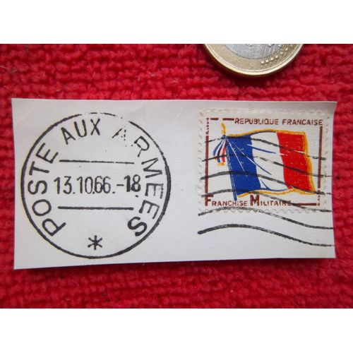 Timbre De Franchise Militaire France 1966