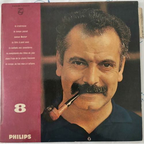 Vinyle  25cm - 33tours Georges Brassens - Philips B.76.512r- 1961