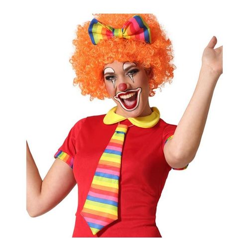 Clown Multicolor Kit: Tie Et Tiara Boucle