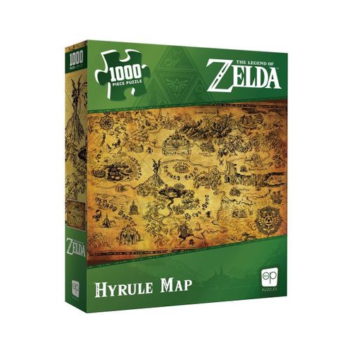 The Legend Of Zelda - Puzzle Hyrule Map (1000 Pièces)