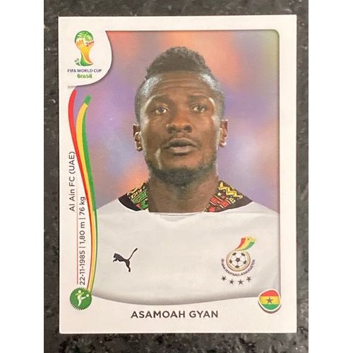 Image Panini - Fifa World Cup 2014 - N°544 Asamoah Gyan