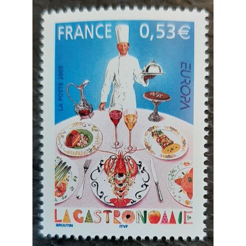 Timbre N° 3784 - Europa - La Gastronomie - 2005
