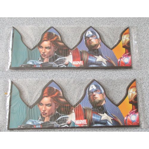 Deux Couronnes Des Rois Marvel 2021 - Duo Pour Un Roi Et Une Reine - Pliage Identique