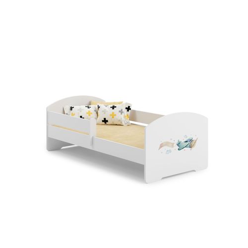 Lit Enfant + Matelas + Barriere De Securite 140x70