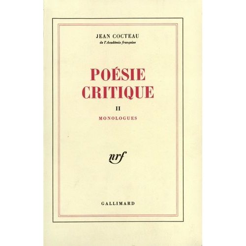 Poésie Critique - Tome 2