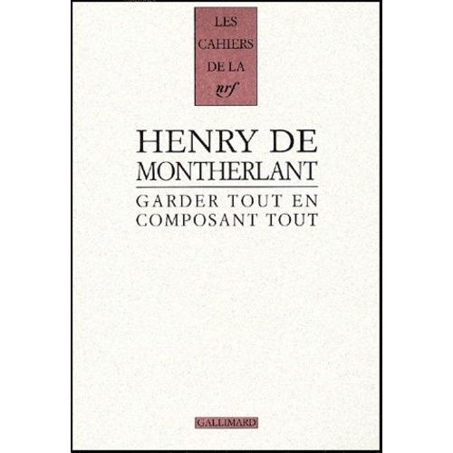 Garder Tout En Composant Tout