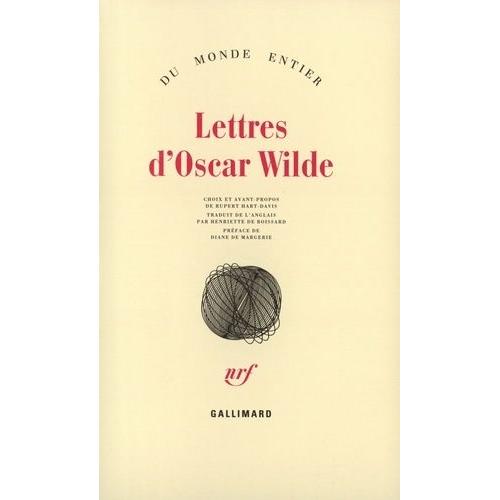 Lettres D'oscar Wilde