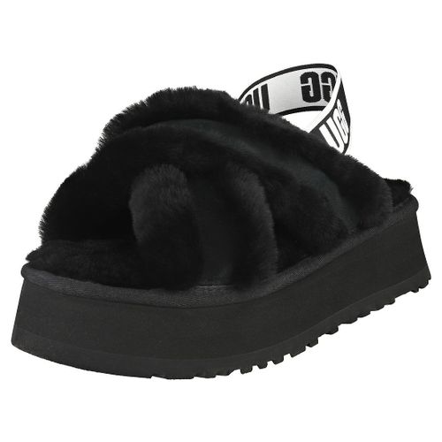 Ugg Disco Cross Slide Femme Sandals Pantoufle Noir