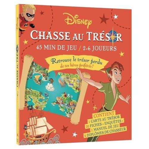 Chasse Au Trésor Disney Classiques - Avec 1 Carte, 20 Fiches, 1 Manuel Et 6 Diplômes