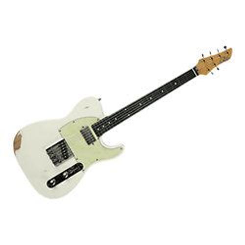 Eko Tero-Relic-Wht - Guitare Electrique Type Tele Tero Relic Olympic White