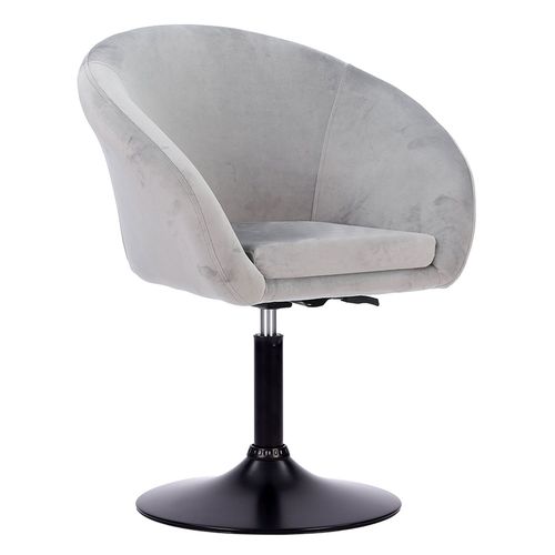 Tabouret De Bar En Velours Gris Gabin