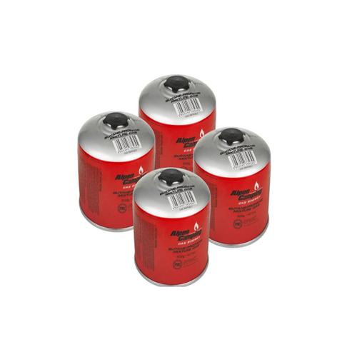 Pack de 4 Cartouches gaz 500gr Butane/Propane MIX ALPEN Bouteille de gaz camping R?chauds Barbecues Appareils ? gaz