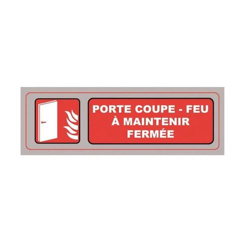 VISO PLAQUE DE SIGNALISATION PORTE COUPE FEU A MAINTENIR FERMEE 3321360021182 SIGNALETIQUE PRO BAR CAFE RESTAURANT COMMERCE MAGASIN BUREAU ENTREPOT COMASOUND KARTEL CSK ONLINE