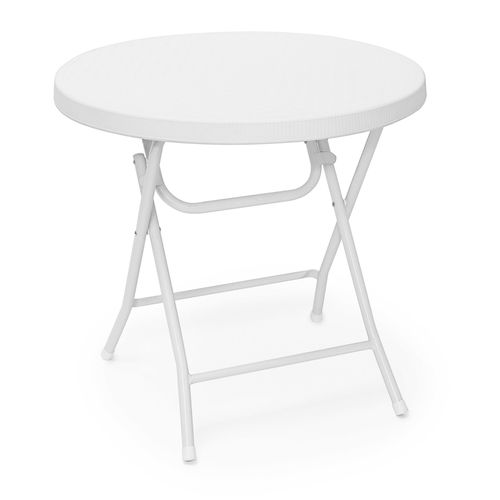 Relaxdays Table Pliante De Jardin Camping Pliable Bastian En Aspect Rotin Terrasse Choix