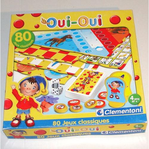80 jeux de societe oui oui classiques educatif clementoni
