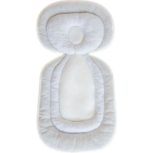 Domiva Cale Bébé Body Pad 3d - 32.5 X 65 Cm - Coton/Polyester - Gris