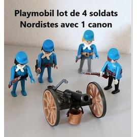 Western Sudiste X2 d’origine Playmobil Casquettes Nordiste Bleu Croix Jaune 