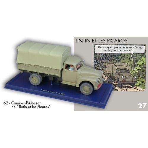 Voiture Tintin, Atlas N°62, Le Camion D'alcazar Chevrolet, Tintin Et Les Picaros