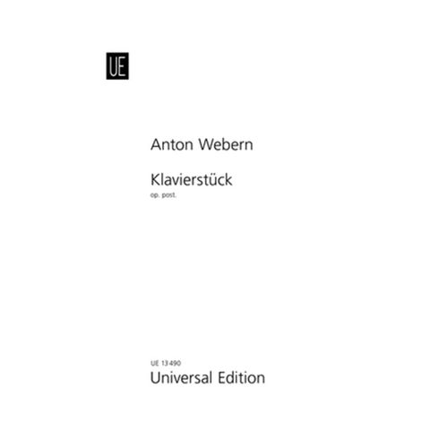 Klavierstück Opus Postumum  Anton Webern