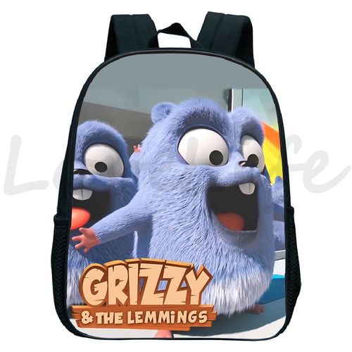 Sac à Dos Imperméable Pour Enfants Sacs De Maternelle Cartable Pour Enfants Sacs à Dos Anime De Dessin Animé Sac D'école Pour Garçons Et Filles Grizzy Et Les Lemmings