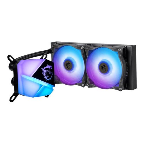 MSI MAG CORELIQUID C240 - Système de refroidissement liquide de processeur - (pour : LGA1156, AM2, AM2+, LGA1366, AM3, LGA1155, AM3+, LGA2011, FM1, FM2, LGA1150, FM2+, LGA2011-3, LGA1151, AM4...