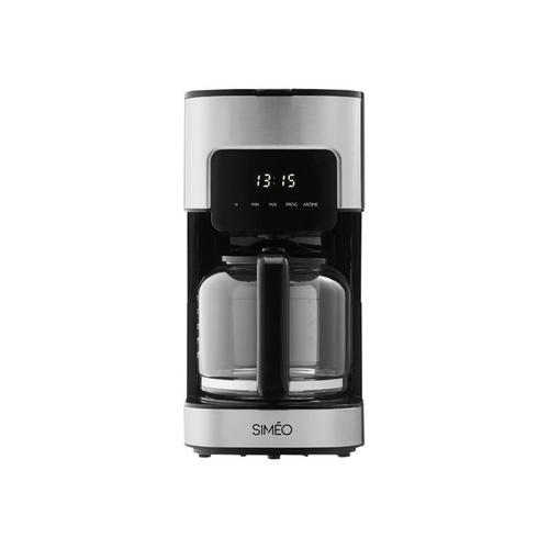 Siméo CFP210 - Cafetière - 15 tasses - Noir mat / inox brossé