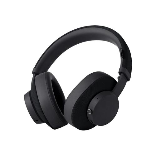 Urbanears Pampas - Écouteurs avec micro - circum-aural - Bluetooth - sans fil - jack 3,5mm - noir charbon