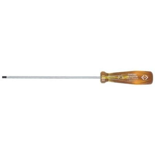 C.K. pour électricien Tournevis pour vis à  fente Largeur de la lame: 4 mm Longueur de la lame: 250 mm DIN 5264, DIN ISO 2380-2