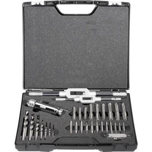 Exact 70551 Set de tarauds manuels 32 pièces métrique coupe à  droite DIN 352 HSS 1 set