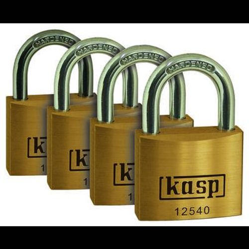 Cadenas Kasp K12520D4 or-jaune avec serrure à  clé