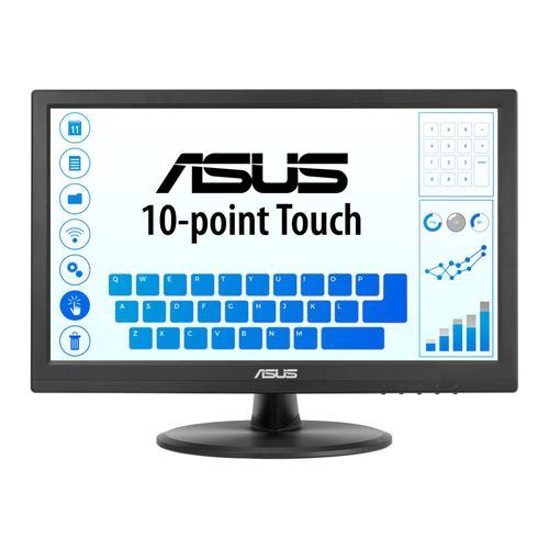 ASUS VT168HR - Écran LED - 15.6" - écran tactile - 1366 x 768 WXGA @ 60 Hz - TN - 220 cd/m² - 400:1 - 5 ms - HDMI, VGA