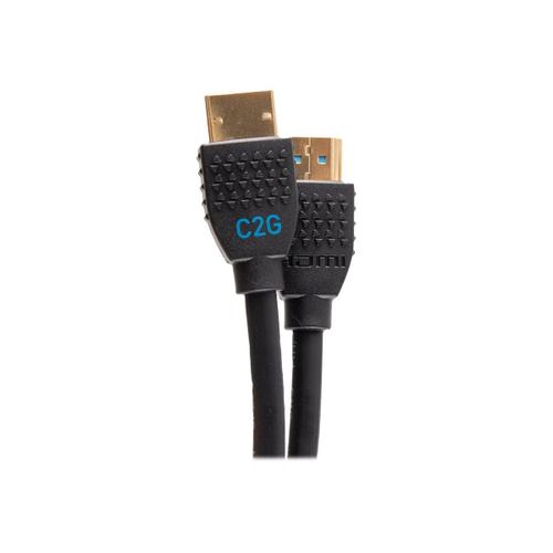 C2G 10ft 8K HDMI Cable with Ethernet - Performance Series Ultra High Speed - Ultra High Speed - câble HDMI avec Ethernet - HDMI mâle pour HDMI mâle - 3 m - noir - support 10K, support 8K60Hz...