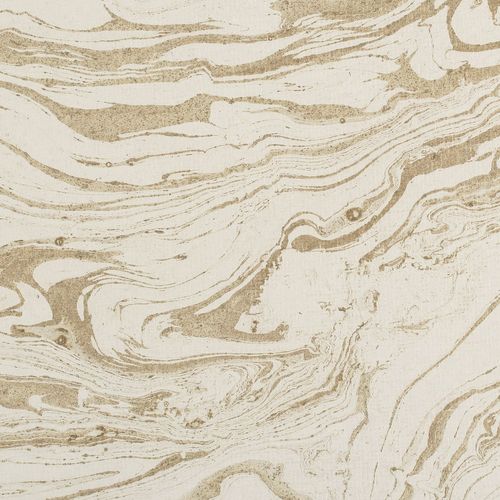 Papertree 50*70 110g Marbre Gold White - Lot De 10 Feuilles