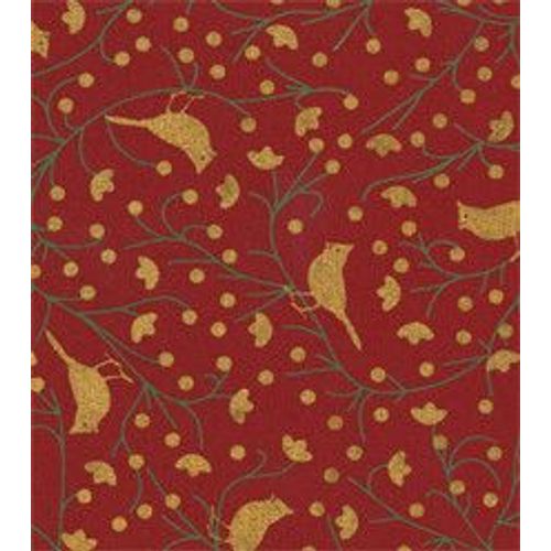 Papertree 50*70 110g Cherry Rouge/Or - Lot De 10 Feuilles