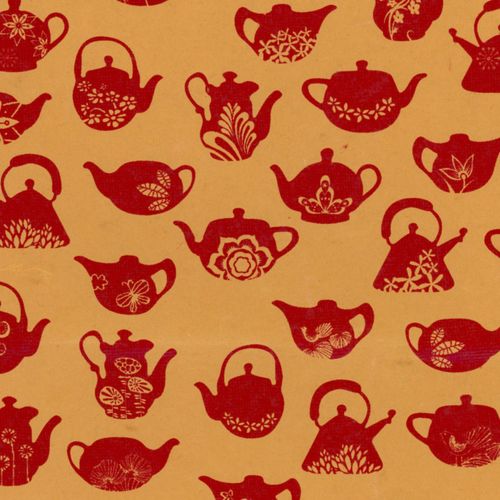 Papertree 50*70 100g Teatime Rouge/Orange - Lot De 10 Feuilles