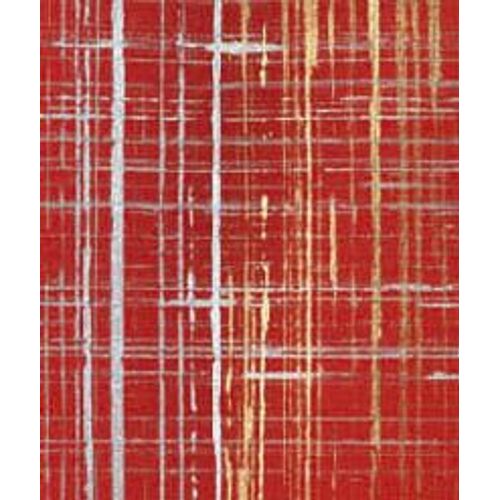Papertree 50*70 125g Artist Rouge/Or/Argt - Lot De 10 Feuilles