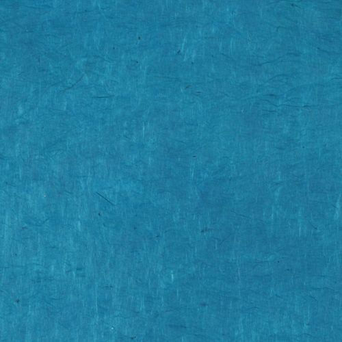 Papertree 50*70 Lokta Paper Cyan - Lot De 10 Feuilles