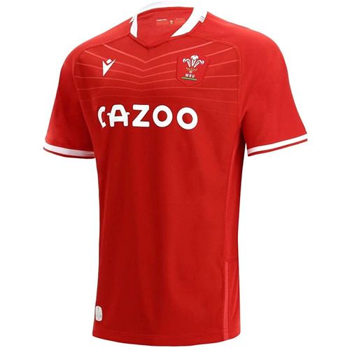 Maillot Macron Replica Domicile Wru Pays De Galles Officiel Rugby