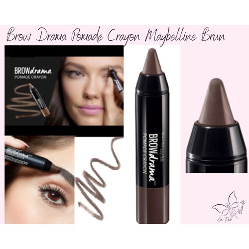 Brow Drama Pomade Crayon Maybelline Brun Marron