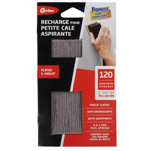Patin pour petite cale aspirante grain moyen  3 pi?ces